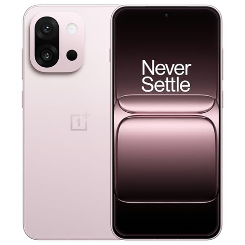 OnePlus 13s | Snapdragon 8 Elite | Best Battery Life Ever on a Compact Phone | Studio-Grade Detail with Triple AF Cameras | Lifetime Display Warranty | 12GB+256GB | Pink Satin