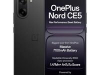 OnePlus Nord CE5 | Massive 7100mAh Battery | MediaTek Dimensity 8350 Apex | Powered by OnePlus AI | 8GB + 128GB | Black Infinity