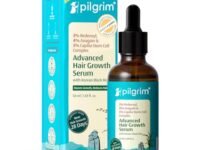 PILGRIM Redensyl 3%+Anagain 4% Advanced Hair Growth Serum For Scalp(50Ml) With Natural Ingredients Korean Black Rice,Controls Hair Fall,Stimulates,Increases Hair Density|Hairgrowth Serum For Unisex
