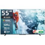 Philips 139 cm (55 inches) 8100 Series 4K Ultra HD Smart QLED Google TV 55PQT8100/94