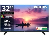 Philips 80 cm (32 inches) 6100 Series Frameless HD Smart LED Google TV 32PFT6130/94