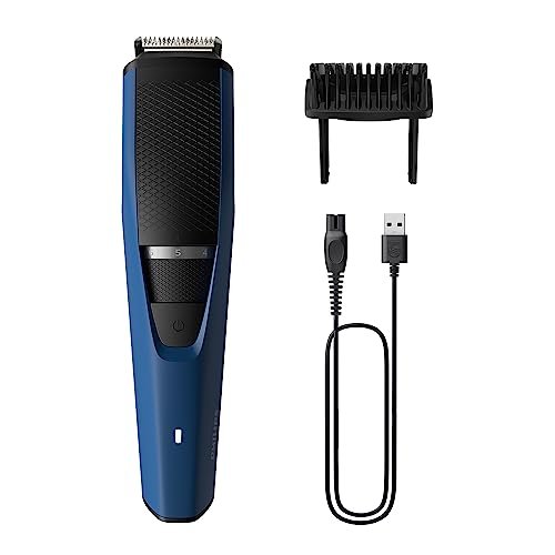 Philips Skin Friendly Beard Trimmer For Men| Lift & Trim Technology|10 Length Settings|15 Mins Quick Charge| Self Sharpening Blades|Cordless & Rechargeable|3 Year Warranty|Bt3303/30,Blue