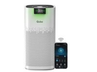 Qubo Smart Air Purifier Q600 for Home by Hero Group | 600 Sqft | 99.99% Allergen Removal | HEPA H13 | 9000 Hrs Filter Life | App & Voice Control | Energy Saving | Ultra-Quiet BLDC Motor (White)