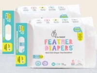 R for Rabbit Medium m Size Premium Feather Diaper for Baby 7 to 12 kgs (148 Combo Pack Offer)