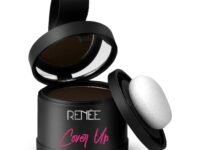 RENEE Cover-Up Hair Powder - Brown | Covers Grey Roots & Bald Spots Instantly | Highly Pigmented, Fuller & Denser Look | Long-Lasting | Matte Finish | Fine Powder | Flawless Application | 4gm