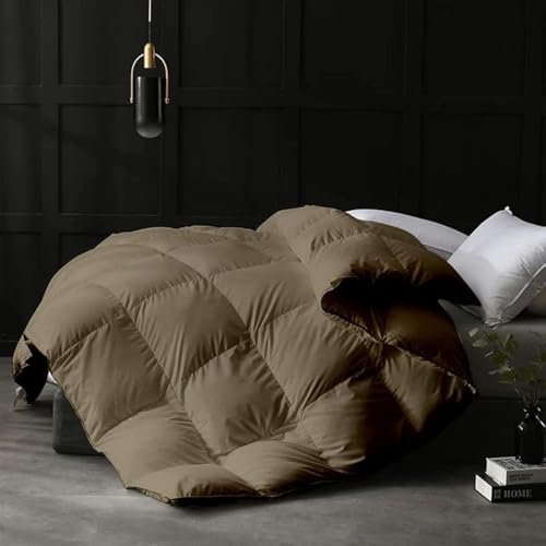 Razzai 500 GSM Winter Comforter Premium Collection Quilted Comforter (60" x 90" Inches/152cm x 228cm) - Single Bed Comforter|Beige| Microfiber|Lightweight| TC - 400