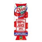 Real Activ Apple Fruit Juice - 1L | 100% No Added Sugars & Preservatives | Goodness of Best Apple | Tasty, Refreshing & Energizing Fruit Drink