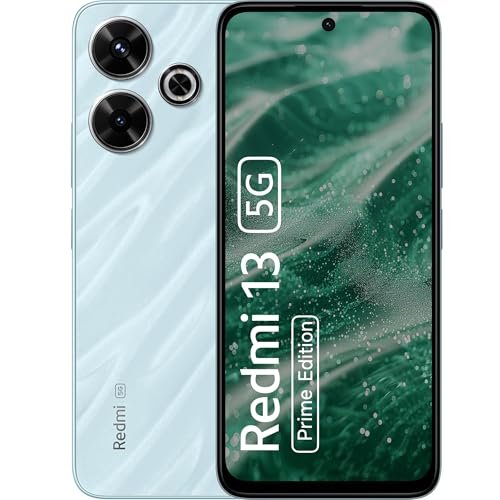 Redmi 13 5G Prime Edition, Hawaiian Blue, 8GB+128GB | India Debut SD 4 Gen 2 AE | 108MP Pro Grade Camera | 6.79in Largest Display in Segment