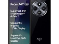 Redmi 14C 5G (Stargaze Black, 6GB RAM, 128GB Storage) | Superfast 4nm Snapdragon 4 Gen 2 | 120Hz 17.47cm (6.88”) Display | 5160mAh Battery | 50MP Dual Camera | Premium Starlight Design