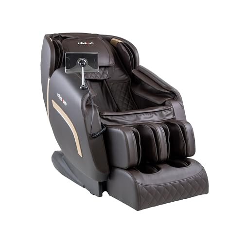 RoboTouch EcoLax SL Track Zero Gravity Full Body Electric Massage Chair (Brown)