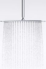 SBD 12" X 12" inch Ultra Slim Square Stainless Steel Rain Shower Head (Stainless Steel Grade 304 Super heavy)