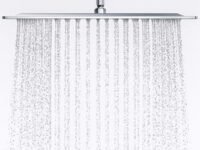 SBD 12" X 12" inch Ultra Slim Square Stainless Steel Rain Shower Head (Stainless Steel Grade 304 Super heavy)