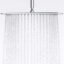 SBD 12" X 12" inch Ultra Slim Square Stainless Steel Rain Shower Head (Stainless Steel Grade 304 Super heavy)