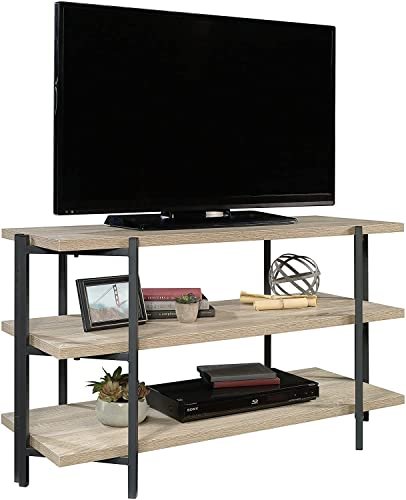 STAR WORK Metal Easy Assembly 3-Tier Corner Tv Stand Entertainment Center Table Living Room With Storage | 44 X 18 X 24 Inches (Lxwxh) (T.V Unit)
