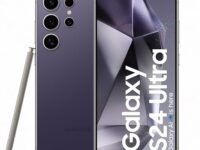 Samsung Galaxy S24 Ultra 5G AI Smartphone with Galaxy AI (Titanium Violet, 12GB, 256GB Storage), Snapdragon 8 Gen 3, 200 MP Camera with ProVisual Engine and 5000mAh Battery