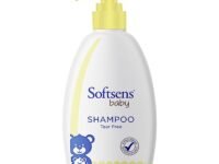 Softsens Baby Tear Free Shampoo | Enriched with Orange Oil | Mild, Hypoallergenic, Paraben & Sulphates Free Shampoo for Babies 500ml