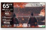 Sony 164 cm (65 inches) BRAVIA 5 4K Ultra HD Smart Mini LED Google TV K-65XR50