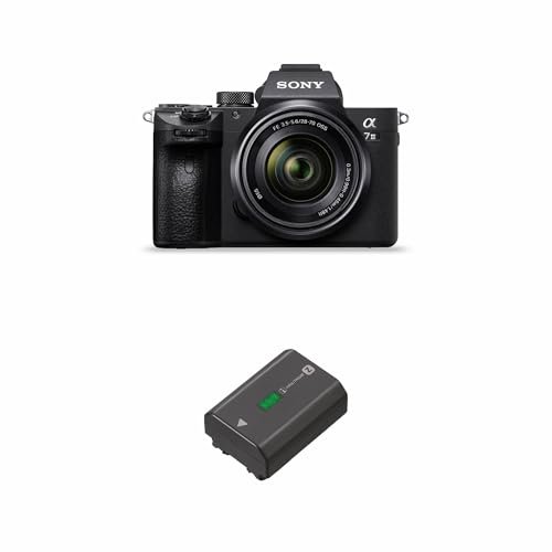 Sony Alpha 7M3K Full-Frame Camera (28-70mm Zoom Lens) | 24.2 MP | 4K Full Frame | Real-Time Eye Auto Focus | Tiltable LCD, Low Light Camera - Black