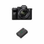 Sony Alpha ILCE-7M4K Full-Frame Hybrid Camera 33MP Interchangeable-Lens Mirrorless Camera|28-70mm Digital Zoom|4K 60P Video Recording|Real-Time Eye AF+Rechargeable Battery(NP-FZ100) - Black