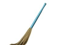 Sparkmate By Crystal Commando Grass Broom/Phool Jhadu (Hard_Floor, Plastic Handle, Assorted)