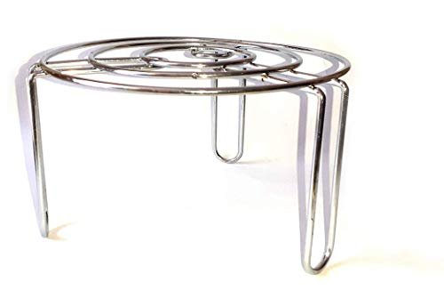 Stainless Steel High Baking Rack Cake Drying Stand for Pastry Bread Cookies Cooling Grid Tray (Silver)