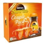 Sunrise Instant Coffee Powder by Nescafe | Rich Aroma for the perfect start to your day | Coffee Chicory-Mix | 190g Jar