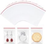 TRUE SHOP Plastic Transparent Zipseal/Zip Lock Pouch Bags For Travel Freezer Refrigerator Packing(Pack Of 100)Size 3X4, 2.5 Cm