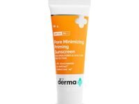 The Derma Co Pore Minimizing Sunscreen I With SPF 50 & PA++++ I With Niacinamide | For Open Pores & UVA/UVB Protection I Suitable For All Skin Types- 50g