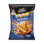 Too Yumm! Twisties Masala Blast| Extra Masala & Crunch | Tasty & Spicy| Indian Flavours | Healthy Snack Made of Corn | 100% Vegetarian | 60% Less Saturated Fat, 45 grams / 65 grams (Weight May Vary)