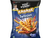Too Yumm! Twisties Masala Blast| Extra Masala & Crunch | Tasty & Spicy| Indian Flavours | Healthy Snack Made of Corn | 100% Vegetarian | 60% Less Saturated Fat, 45 grams / 65 grams (Weight May Vary)