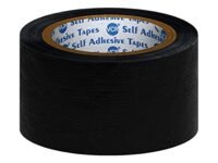 VCR Black Duct Tape - 18 Meters in Length 48mm / 2" Width - 1 Roll Per Pack - Strong Book Binding Tape - Waterproof Heavy Duty Duct Tape