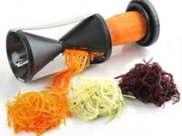 Vegetable Spiralizer Slicer Zoodles Maker | Restaurant Quality Spiral Slicer Great for Vegetables Noodle Slicer Salad Decorator Chopping Spiralizer Grater Cutter Multicolor