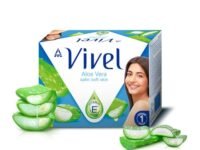 Vivel Aloe Vera Grade 1 Bathing Soap with Vitamin E for Soft Glowing skin, 600g (150g - Pack of 4), Soap for Women & Men, For All Skin Types
