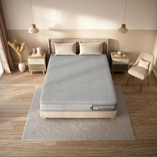 Wakefit ShapeSense Orthopedic Classic Memory Foam Mattress 6-Inch 78x54x6 Inches Space Grey