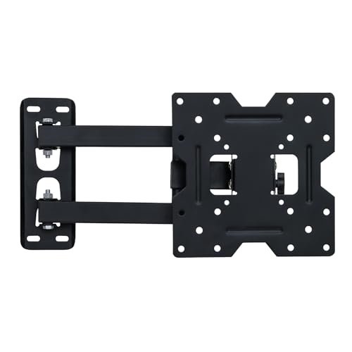 Wall Mount Stand for 14–42 Inch LED TV, LCD, Monitor | Universal Adjustable Movable Rotatable Swivel TV Wall Bracket | Heavy Duty Space-Saving Stand