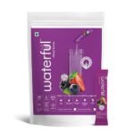 Waterful Mixed Berries (7.5 gms X 15 sachets) 100% Natural, Real Fruit Flavor, 10+ Vitamins & Minerals, Low Cal Hydration Powder Mix (Pack of 1)