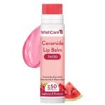 WishCare Tinted Ceramide Lip Balm with SPF50 PA+++ - Kojic Acid & Niacinamide - For Lip Lightening & Protection 5gm