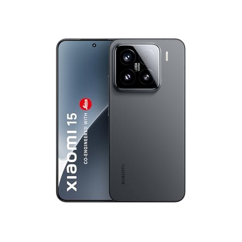 Xiaomi 15 (Black, 12GB/512GB)| 50 MP Leica Triple Camera | SD 8 Elite | 1.5K CrystalRes Dynamic 1-120 Hz AMOLED | Hyper AI