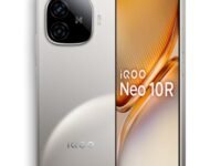 iQOO Neo 10R 5G (Moonknight Titanium, 8GB RAM, 128GB Storage) | Snapdragon 8s Gen 3 Processor | India's Slimmest 6400mAh Battery Smartphone | Segment's Most Stable 90FPS for 5 Hours