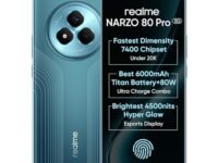 realme NARZO 80 Pro 5G (Racing Green,8GB+256GB) | Segment's 1st MediaTek Dimensity 7400 Chipset | 6000mAh Titan Battery + 80W Ultra Charge | 4500nits HyperGlow Esports Display | IP69 Waterproof