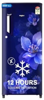 Whirlpool 192 L 4 Star Icemagic Powercool Direct-Cool Single Door Refrigerator (215 IMPC PRM 4S SAPPHIRE MULIA-Z)