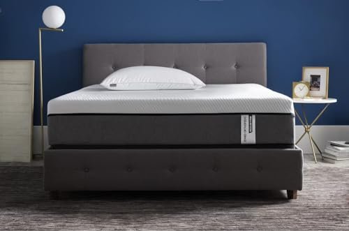 LOOM & NEEDLES Orthopedic Mattress | 5 Zone Cooling Gel Medium Firm Memory Foam Orthopaedic Mattresses | 8 Inches King Size Gadda with Temperature Control Technology | 72x72 Inch