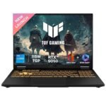 ASUS TUF F16,13th Gen,Intel Core i5-13450HX,Gaming Laptop(RTX 5050-8GB/115W TGP/16GB RAM/1TB SSD/FHD+/16"/165Hz/90Whr/Windows 11/M365 Basic (1Year)*/Office Home 2024/Jaeger Gray/2.5 Kg)FX608JH-RV057WS