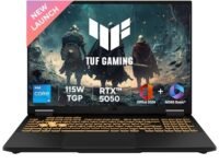 ASUS TUF F16,13th Gen,Intel Core i5-13450HX,Gaming Laptop(RTX 5050-8GB/115W TGP/16GB RAM/1TB SSD/FHD+/16"/165Hz/90Whr/Windows 11/M365 Basic (1Year)*/Office Home 2024/Jaeger Gray/2.5 Kg)FX608JH-RV057WS