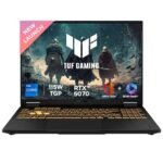 ASUS TUF F16,14th Gen,Intel Core i7 14650HX,Gaming Laptop(RTX 5070-8GB/115W TGP/32GB/1TB /2.5K QHD+/16"/165Hz/90WHrs/Windows 11/M365 Basic (1Year)*/Office Home 2024/Jaeger Gray/2.2 Kg)FX688JPR-QT043WS