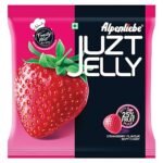 Alpenliebe Juzt Jelly, Strawberry Pouch, 148 g, 40 pc