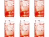 Borosil Vision 6pc Transparent Drinking Glass | Borosilicate Glass Tumblers for Water, Cold Drinks, Juice | Flame Proof, Microwave & Dishwasher Safe | for Daily use & Gifting (Transparent, 350 ml)