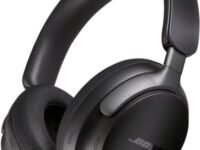Bose New Quietcomfort Ultra Wireless Noise Cancelling in Ear Headphones with Spatial Audio, Over Ear Headphones with Mic, Up to 24 Hours of Battery Life, Black
