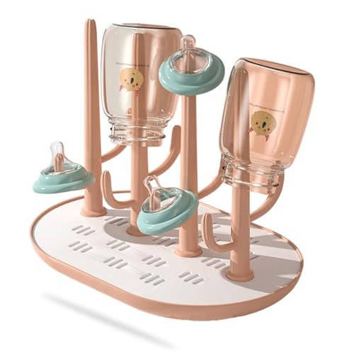 DaKos Baby Bottle Drying Stand, Bottle Drying Stand for Babies, Water/Milk Bottle Drying Rack, Baby Bottle Drying Rack Storage (MFP843)