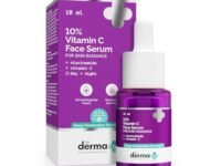 Derma Co 10% Vitamin C Face Serum for Skin Radiance 10.0 ml Box